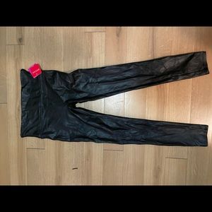 spanx faux leather leggings